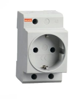 CABLEPELADO Toma de corriente schuko | Enchufe Modular Schuko | Toma schuko Cofrets | Normativa EN/IEC60884-1 | 250V AC | Capacidad de conexión hasta 25mm2 | 16A | Apto para cofrets | Blanco