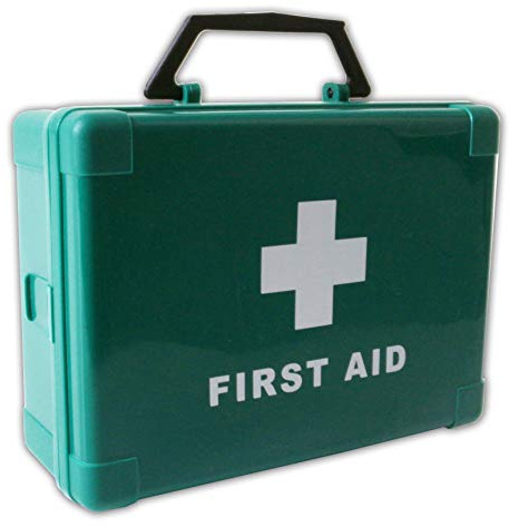 White Hinge Empty 1-5 Person First Aid Box, 175mm x 135mm x 63mm, Ideal Workplace Replacement Box