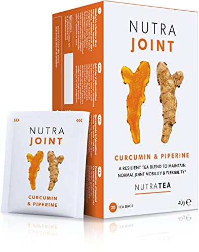 NutraJoint - Thé des soins articulaires | Thé de l'arthrite | Thé de la souplesse articulaire - Soulagement des articulations douloureuses – 20 Sachets de thé enveloppés - par NutraTea - Tisane
