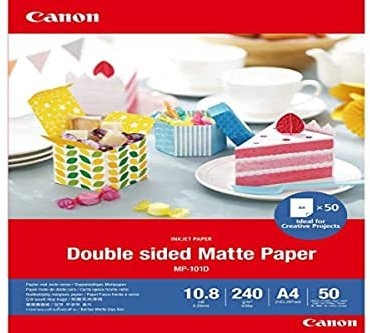 Canon MP-101D A4 50 DOUBLE MATTE PHOTO PAPER 4076C005