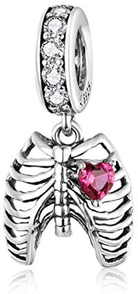 YASHUO Breloque d'Halloween pour bracelets en argent sterling 925 véritable avec citrouille, chapeau magique, tête de mort pour bracelet pour femme (breloques côtelées)