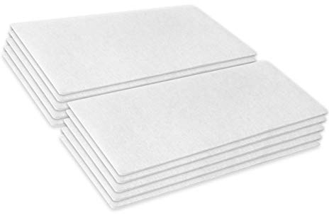 Kenekos - 20 Mikrofilter/Luftfilter/Abluftfilter/Microfilter/Filtermatte zuschneidbar ca. 190x90mm / kompatibel mit diversen Miele Bodenstaubsauger