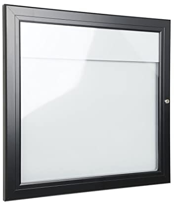 Danieli - Bacheca da Esterno Porta Menu e Avvisi A4 - Bacheca con Serratura e Coppia di Chiavi - Facile Fissaggio a Muro - Fondo in Acciaio Magnetico e Scrivibile (2xA4)