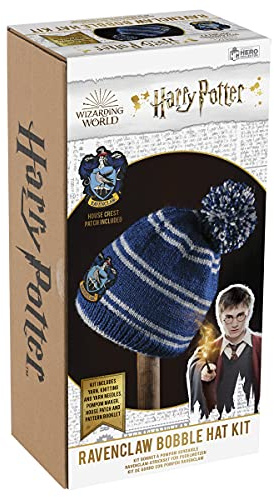 Wizarding World - Ravenclaw Hogwarts House Beanie Hat Kit - Harry Potter Wizarding World Knitting Kits by Eaglemoss Collections