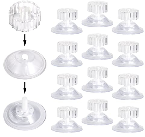 AIEX 12 Pezzi Ventose per Parasole Camper, Ventose Tende Camper Ventosa Camper per Accessori per Camper Roulotte Supporto Esterno