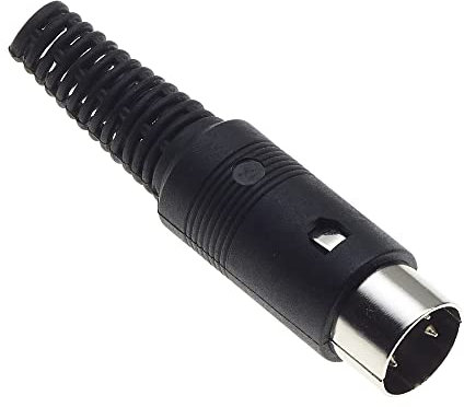 Keple Spina DIN A 4 Pin - Zoccolo Adattatore Maschio Connettore Audio AV A Saldare Pin Din