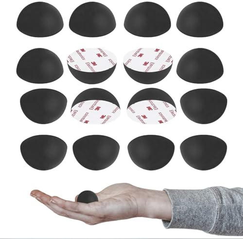 Lautsprecher Entkoppler 16er Set, Silikon Absorber Füße Gegen Vibrationen | 32mm, Schwingungsdämpfer für HiFi-Geräte Verstärker und Plattenspieler, Minimieren Resonanzen, verbessern Stabilität