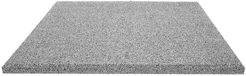 TOPRUBBER® Fallschutzplatte 50x50x2 cm Grau Gummiplatte Fallschutzmatte Spielplatzmatte