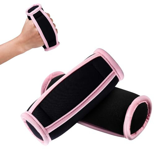 Set di manubri morbidi con cinturino da polso: TOATELU, set di manubri per aerobica, pilates, yoga, 1 libbre (set da 2/una coppia)