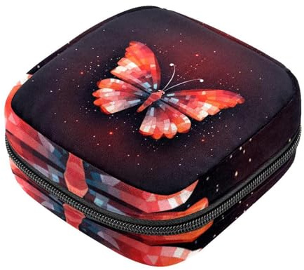 Butterfly-101 - Borsa per il primo ciclo mestruale, per ragazze e donne, per coppette mestruali, per mestruazioni femminili