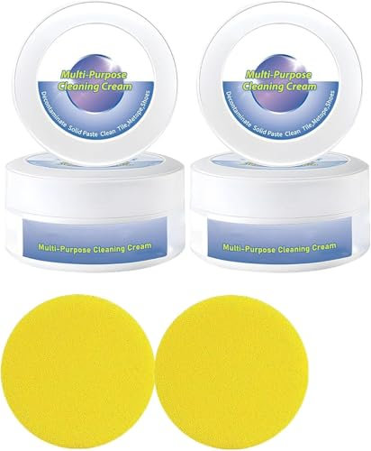 Shibeikadi Shoe Cleaner, 2024 Best Multipurpose Cleaning Cream, Multi-Functional Cleaning and Stain Removal Cream, White Shoe Cleaner, White Shoe Cleaning Cream with Sponge (2pcs)
