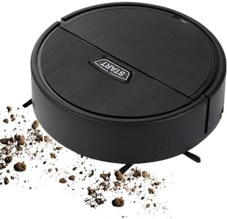 Robot Aspirador y Fregona Autolimpiante con Base - Sistema Combinado para Alfombras