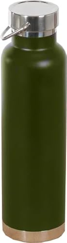 Mc Kinley Unisex Edelstahl 0,75L Trinkflasche, Green Dark