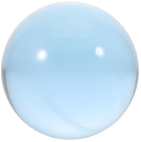 KONTONTY Palla da Giocoleria Trasparente in Resina 8 CM – Palla da Circo Professionale per Esibizioni e Spettacoli – Sfera per Giocoleria per Principianti e Artisti su Palco Colore Blu