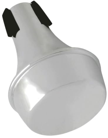 Mini Silver Abs Trumpet Practice Mute for Beginners Portable | Small Replacement Accessory, Reduces Practice Volume, Suitable for Trumpet Use, Occasions
