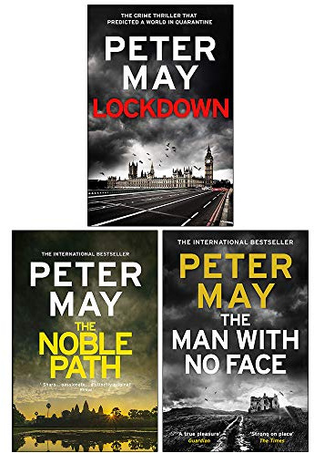 Peter May Collection 3 Books Set (Lockdown, The Noble Path, The Man With No Face)