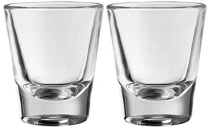 BRUNNER - Set di 2 Bicchierini da liquore in policarbonato, 3 cl