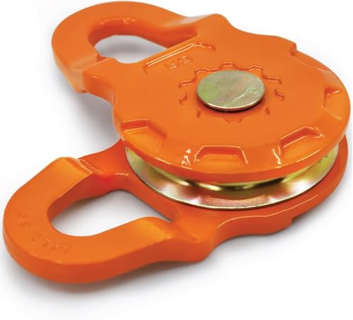 GearAmerica Smart Snatch Block für ATV oder UTV (Seite-an-Seite) | 12 Tonn Belastbarkeit |Windenrolle für synthetische Seile oder Stahlseile bis 11 mm und Winden bis 12K LBS