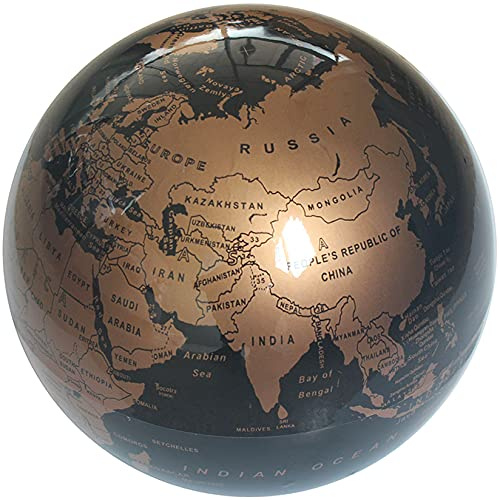 I-Total CM3315 Metallic Rotary Globe - Världskarta - Roterande - Roterande jordklot