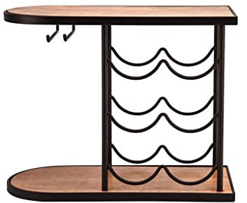 Kitchen storage Cremagliera da vino in ferro, lato sottosopra, portato bicchiere da vino, portabici, portabicchiere creativo for soggiorno, decorazione del mobile vino Organizzazione della conservazio