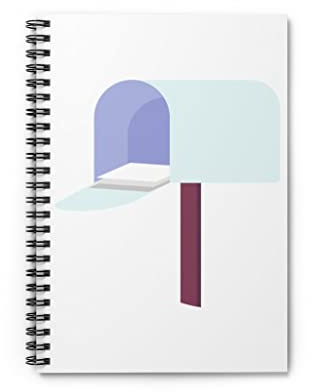 Spiral Notebook Novelty Letter Courier Mailman Postal Delivery Postbox Fun Humorous Mailer One Size