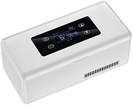 Frigoríficos Caja refrigerada con enfriador de insulina portátil, Refrigerador pequeño para medicamentos para automóvil, Refrigeración de mantenimiento de 2-8 ℃, para Refrigerador para medicament