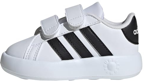 adidas Grand Court 2.0 Shoes Kids, Zapatillas de Tenis Unisex bebé, FTWR White Core Black FTWR White, 22 EU
