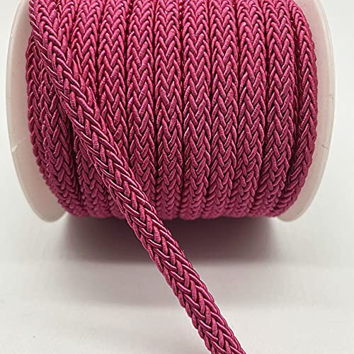 KEOJI 2yards 8mm mehrfarbiges Baumwollseil handgewebtes Seil Handwerk Dekoration Twisted-Pair-Seil DIY-Produktion-06