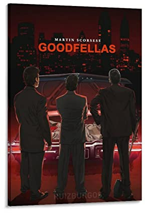 DAGUYS Vintage Goodfellas Filmposter 15 Kunstwerke Leinwand Poster Wandkunst Drucke Home Modern Decor 60 x 90 cm
