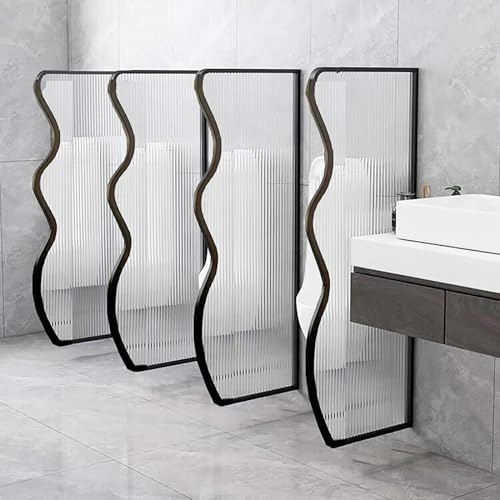 SUKORI Partición For Urinario,Partición De Inodoro,Mampara De Orinal para Inodoro,Partición del Baño,Separador De Ambientes,Pantalla De Privacidad,Accesorios para Urinarios Montados En La Pared