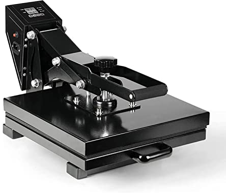 SDKEHUI 40x50cm Hitzepresse Heißpresse Maschine 2000W Transferpresse Sublimationsmaschine Mulitifunktional Textilpresse für T-Shirts Kissen Tasche Mauspads