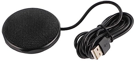 DIYEAH 360grado Microfono Omnidirezionale per Conferenze Microfono USB Compatibile Windows per Videochiamate e Riunioni Online Leggero e Trasportabile per Laptop e Computer Desktop