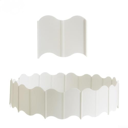 PETSTIBLE Gardening Flowerbed, Outdoor Lawn Fence Flower Bed Partition Edge Retain Plastic Board Garden Fence