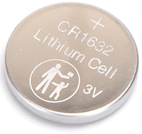 Pila de botón CR1632 de 3V, 5 Unidades, duración Prolongada, batería de Litio, Ideal para Relojes, mandos a Distancia y Dispositivos electrónicos.