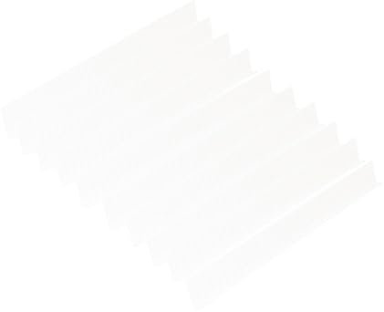 FLCPJGV 10x Einstellbare Schublade Teiler Organizer Teiler Abdeckungen Cuttable für Lagerung Regale, Weiß