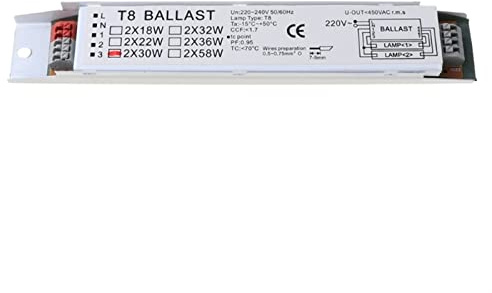 PEVAVFZMMY T8 220-240 V AC. 2x58W Ballast fluorescenti elettronici a ampia tensione Lampada fluorescente Zavorre(58W)