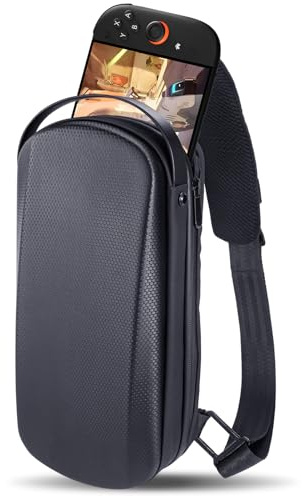 MVRPDXC Étui pour Nintendo Switch 2 2025, Sac de Transport Rigide Protecteur avec 15 Compartiments de Jeu, Pochette Transport Voyage für Switch 2 Console et Accessoires, Noir