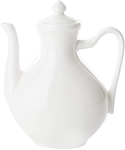 Bouteille distributrice d'huile d'olive et de vinaigre en Porcelaine Blanche, huilier à Sauce soja en céramique, Mini verseur pour Cuisine, 150 ML