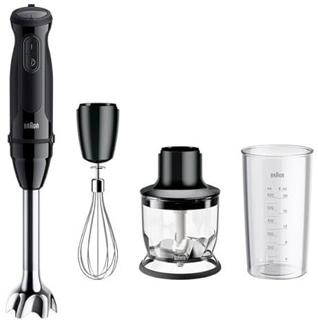 Braun MQ50202M Stabmixer-Set MultiQuick 5, schwarz