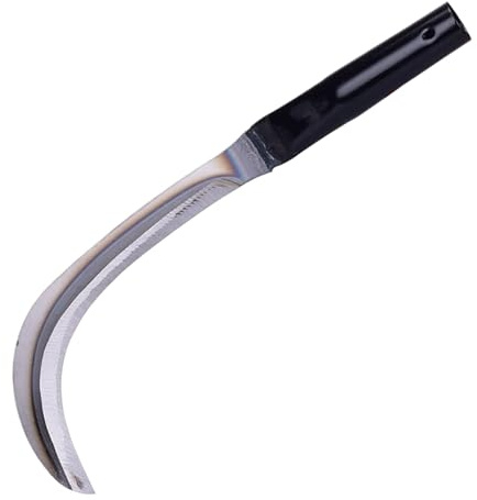 Falce Manuale - Falce Da Giardinaggio - Tagliente Leggero E Resistente Per Sentieri Cortili Fattoria Wilderness Giungla Piantagione Esterno