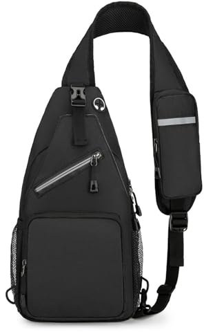 TFixol Axelväska Crossbody Väskor Midjeväskor För Män Kvinnor Axel Vandring Dagväska Resa - Stänksäker Oxfordtyg Vetenskapligt Lager Interiör Stor Kapacitet Andningsbar Rem Bekväm Bär