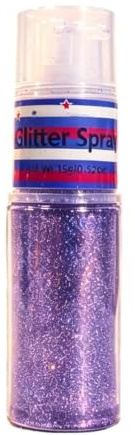Kosmetiskt glitterpulver i spray, 15 gram paljetter