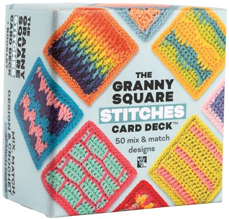 The Granny Square Stitches Card Deck: 50 Mix and Match Designs (The Granny Square Card Deck™ Collection)