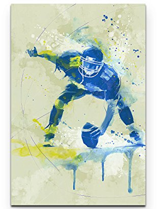 American Football II 90x60cm auf Leinwand gespannt fertig zum aufhängen
