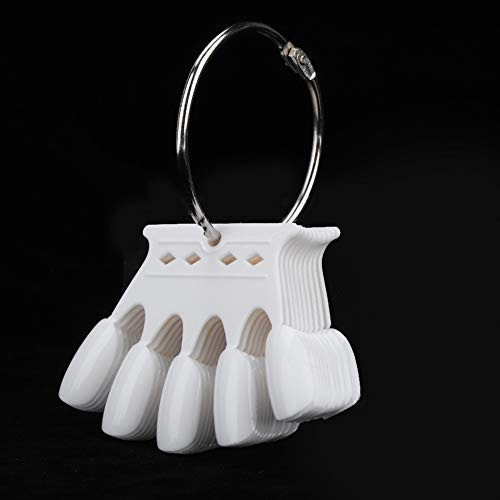 Nuancier ongle 50 pièces, conseils de pratique de l'art des ongles tableau d'affichage de vernis à gel vernis à ongles en plastique montrant l'outil fournitures de manucure