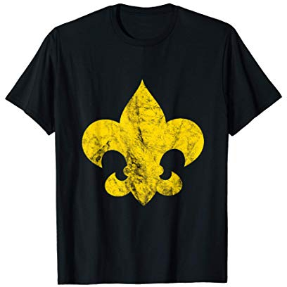 Pfadfinder Lilie Scout Symbol Camper Zeichen Pfadfindertum T-Shirt