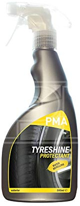 PMA Tyreshine Protectant Trigger Spray - 500ml, High Gloss Water-Repellent Shine, Restores Original Look