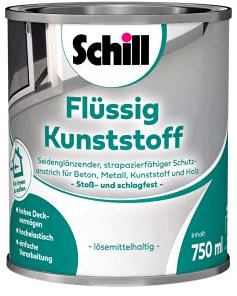 Schill Flüssig Kunststoff (0,75 Liter, Reinweiss RAL 9010)