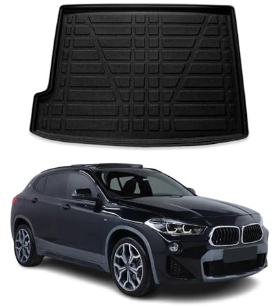 OMAC Kofferraumwanne Laderaumwanne kompatibel mit BMW X2 F39 2018-2023 Gummi TPE Schwarz