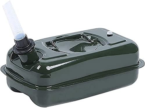 FEINKA benzinkanister 3L / 5L / 10L Metall verdicken Kanister for die Lagerung von Kraftstoff, Dieselöl, , verdickter Kraftstofftank Fahrzeuge, Reisen, Camping, Backup ( Color : A, Size )